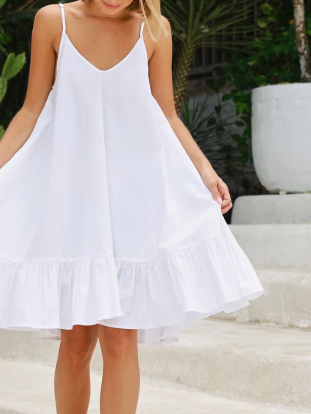 The Jet Set - Kenny Flowers White Dress